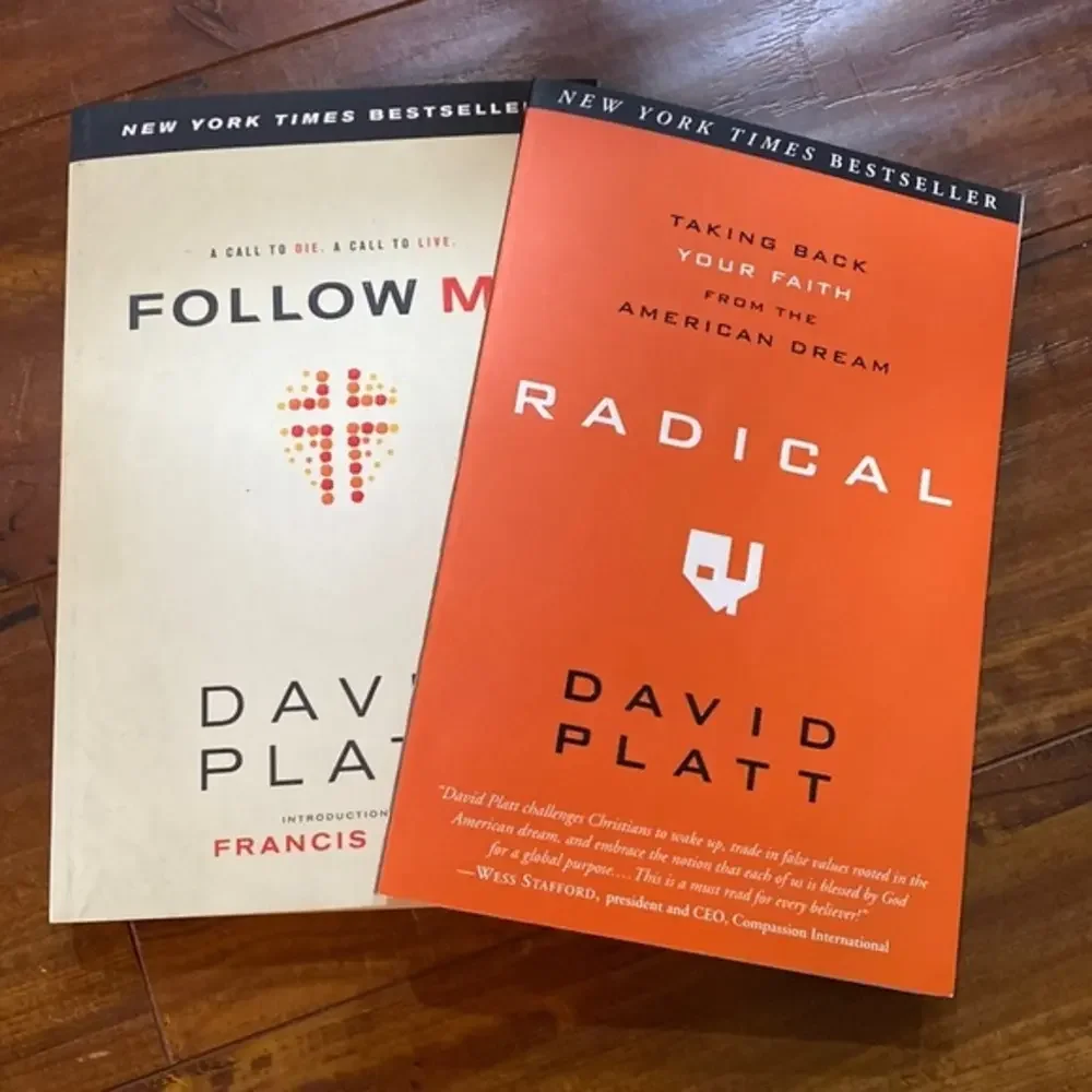 David Platt 4 Book Lot Radical Follow Me Radical Together Secret Church Study
